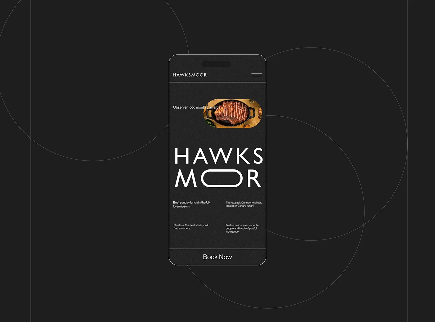 Hawksmoor mobile home screen